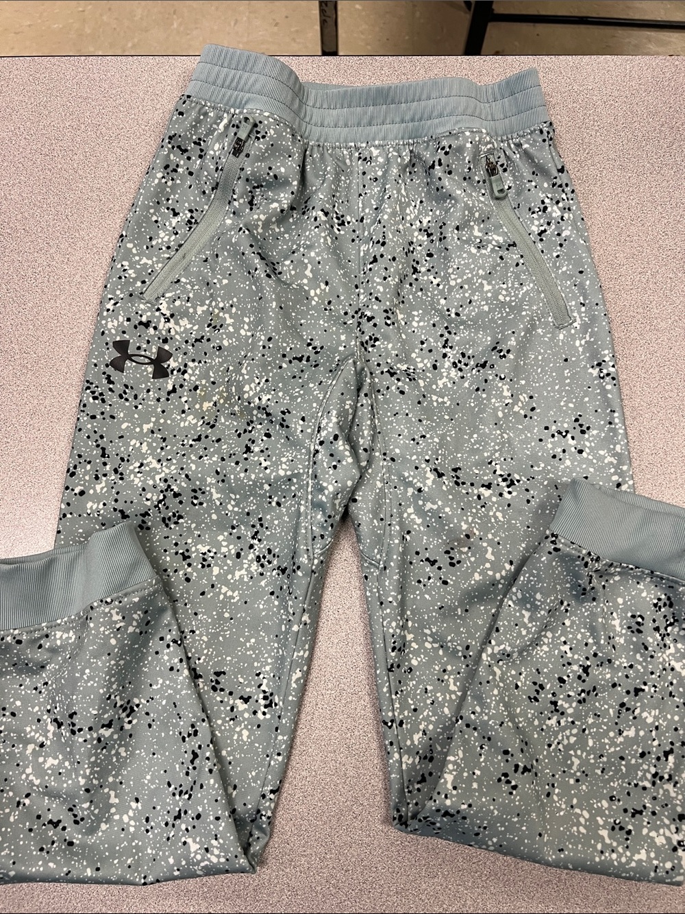 Under Armour Kids Light Gray Speckle Joggers